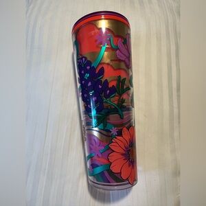 Starbucks x Rex Hamilton 24 Oz Floral Tumbler